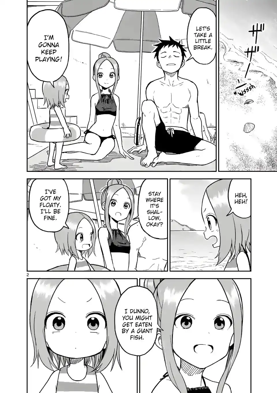 Karakai Jouzu no (Moto) Takagi-san Chapter 150 2